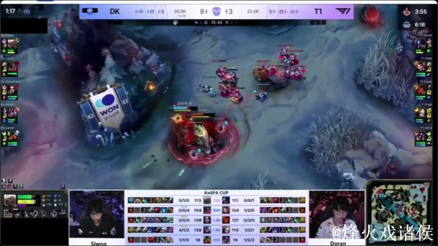 Doran雷克塞先手进攻反被Siwoo安蓓萨单杀